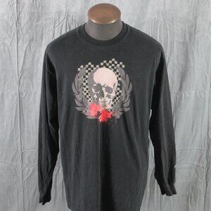 No Fear Shirt (VTG) - Skull Graphic Longsleeve - Men's XL